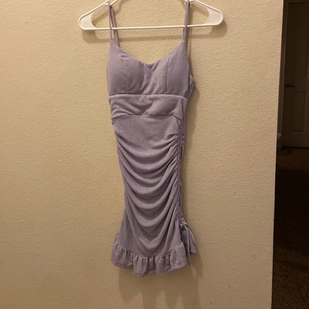 B.Darlin purple homecoming dress